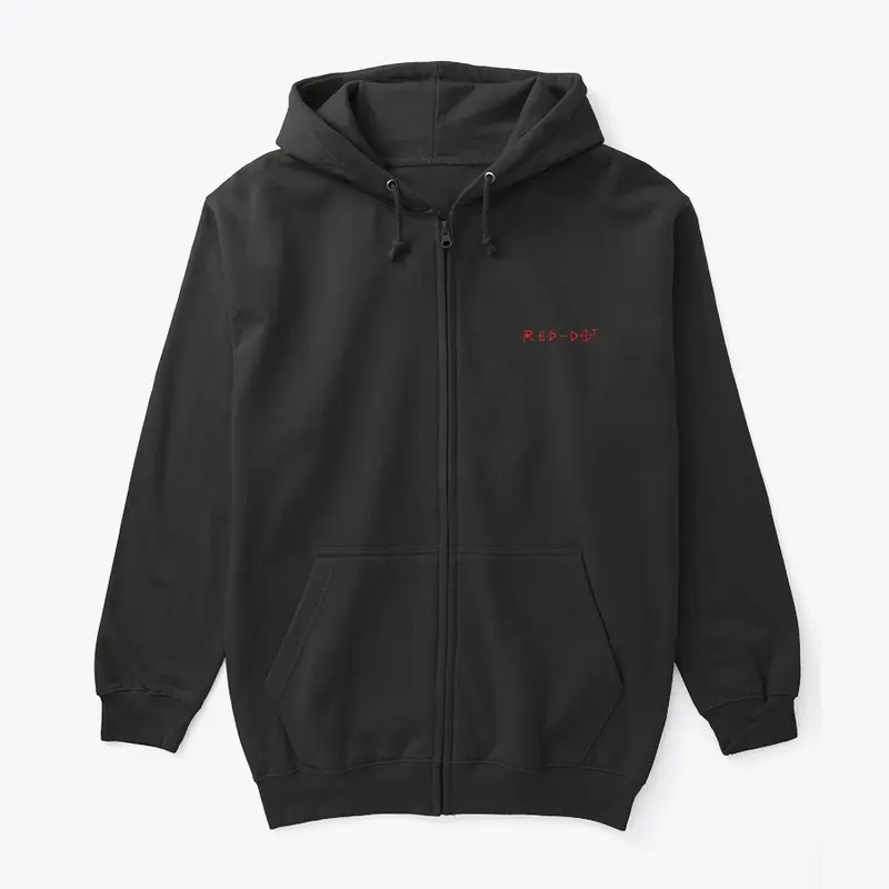 Red-D.O.T! Logo Zip Hoodie