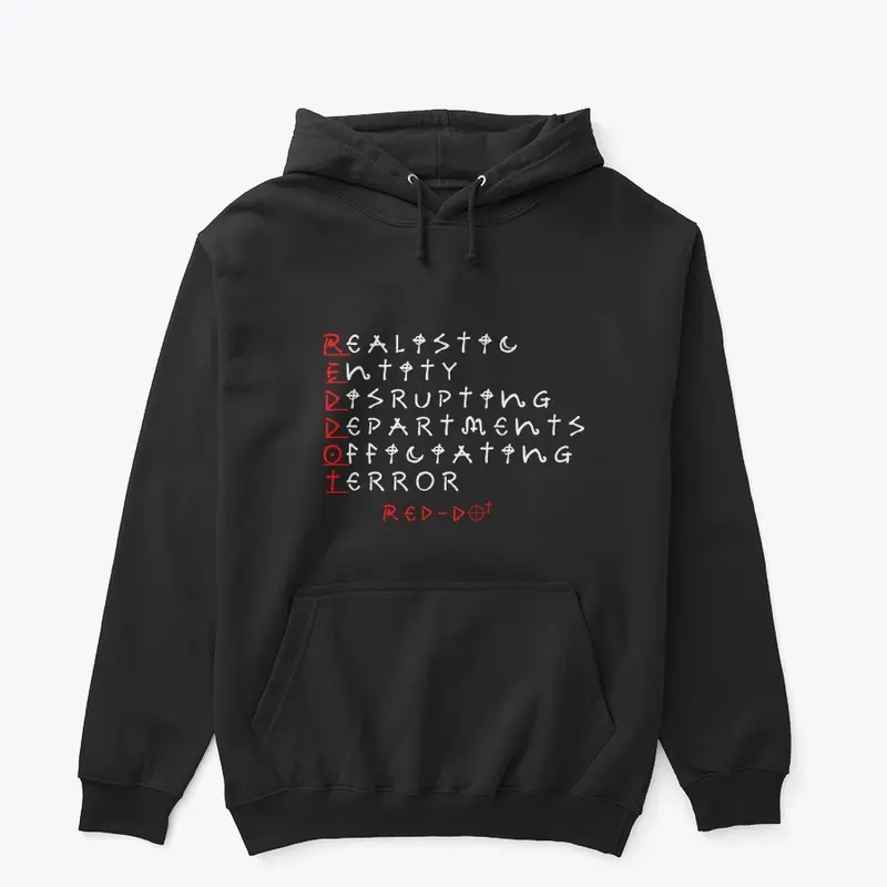 Red-D.O.T! Acronym Pull Over Hoodie